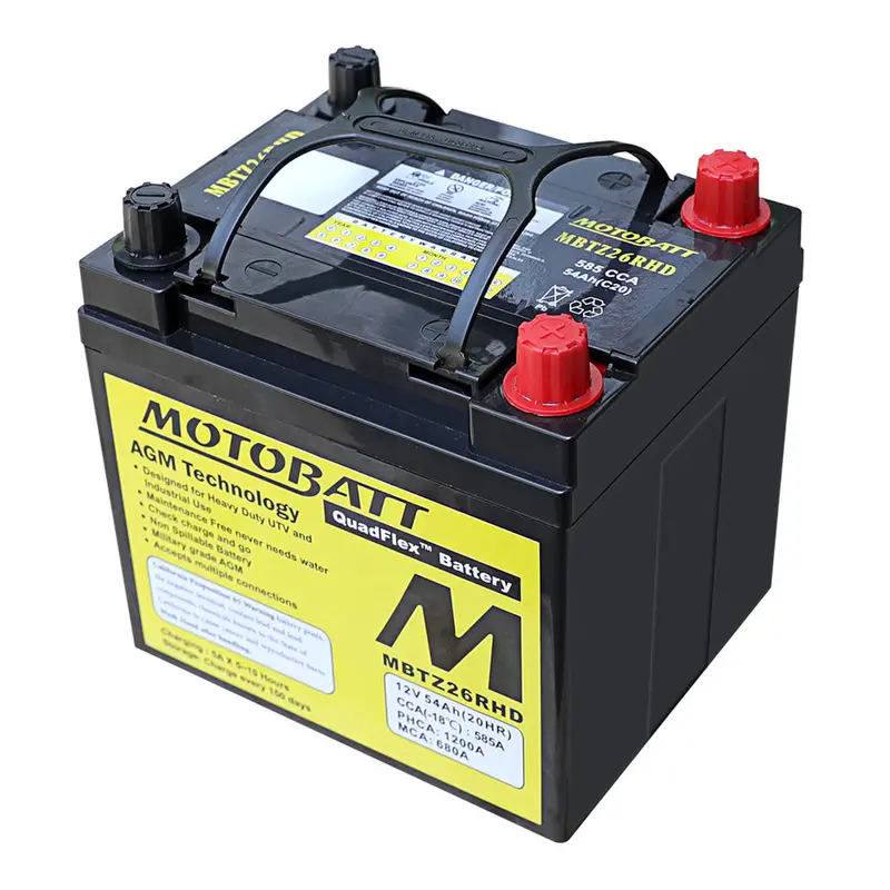 Motobatt 12V Agm Battery - Mbtz26rhd 1