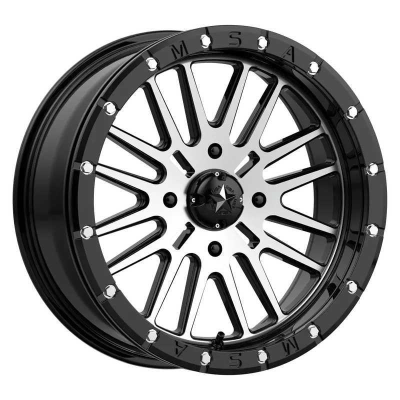 Msa M37 Brute Beadlock - Gloss Black Machined 1