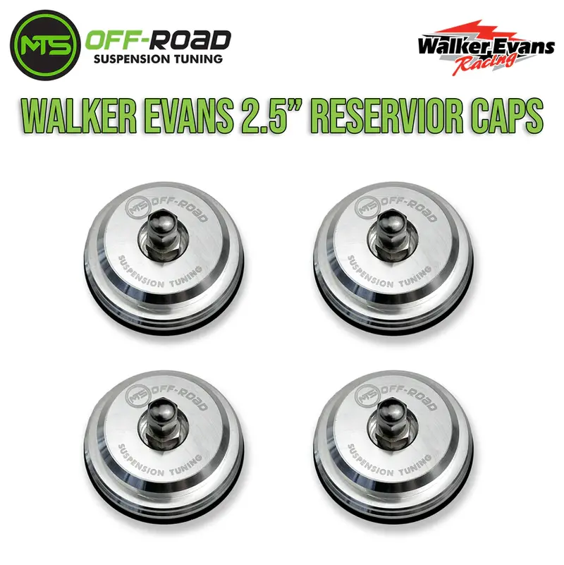 Mts Offroad Schrader Valve Reservoir Caps (For 2.0-2.5" Walker Evans Reservoirs Only) 1