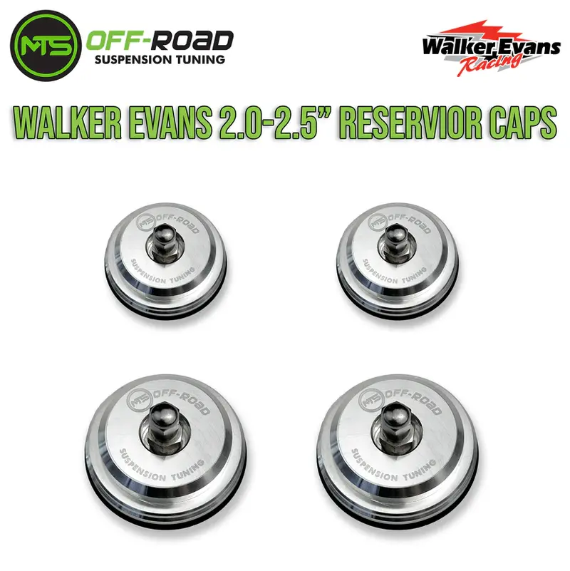Mts Offroad Schrader Valve Reservoir Caps (For 2.0-2.5" Walker Evans Reservoirs Only) 2