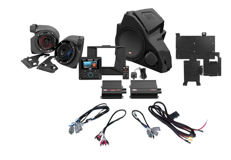Mtx Audio '14+ Polaris Rzr 3-Speaker Audio System 1