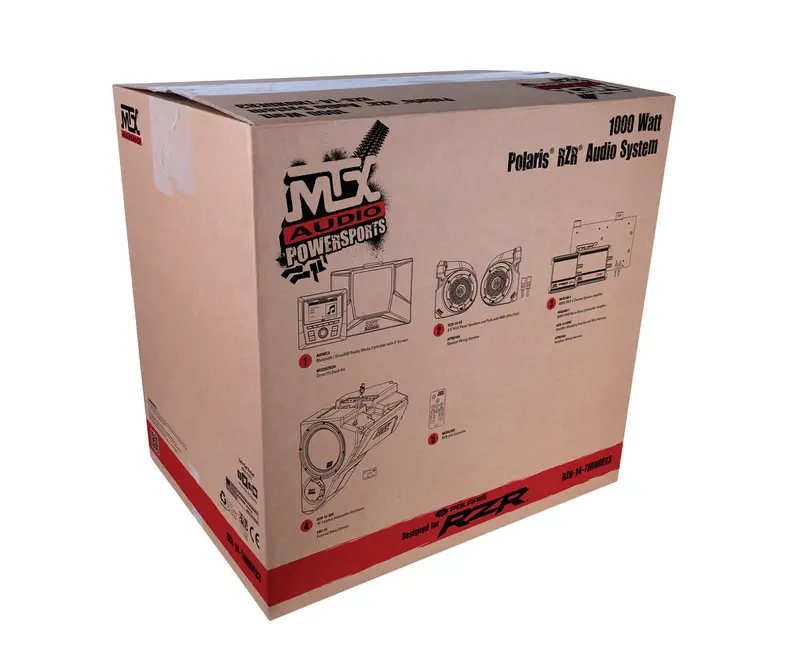 Mtx Audio '14+ Polaris Rzr 3-Speaker Audio System 2