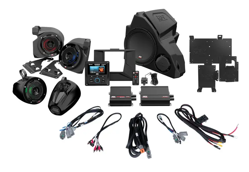 Mtx Audio '14+ Polaris Rzr 5-Speaker Audio System 1