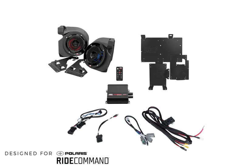 Mtx Audio '14+ Polaris Rzr Ride Command 2-Speaker Audio System 1