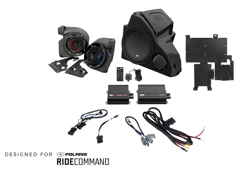 Mtx Audio '14+ Polaris Rzr Ride Command 3-Speaker Audio System 1