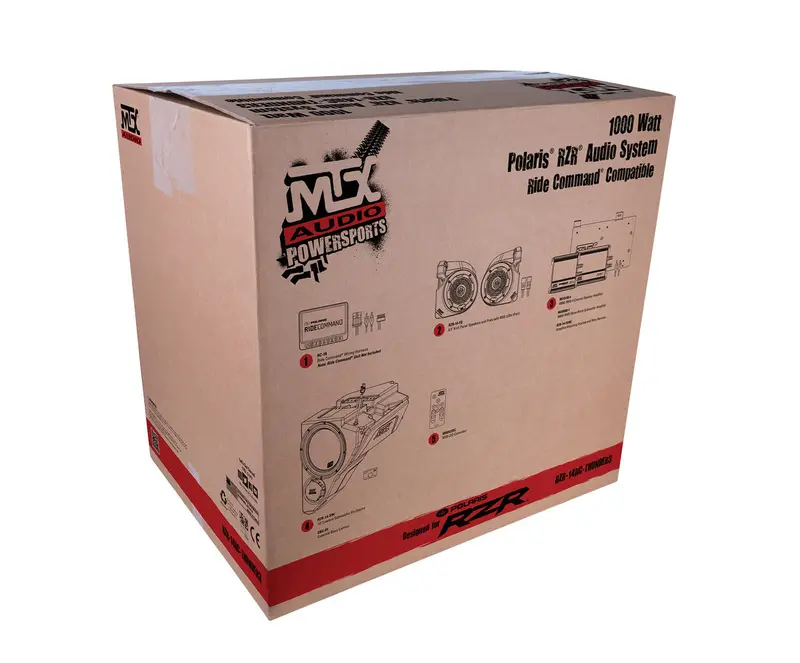 Mtx Audio '14+ Polaris Rzr Ride Command 3-Speaker Audio System 2