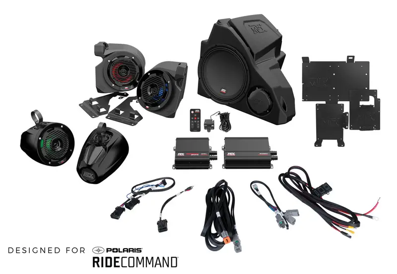 Mtx Audio '14+ Polaris Rzr Ride Command 5-Speaker Audio System 1
