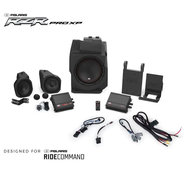 Mtx Audio '20+ Polaris Rzr Pro Xp Ride Command 3-Speaker Audio System 1