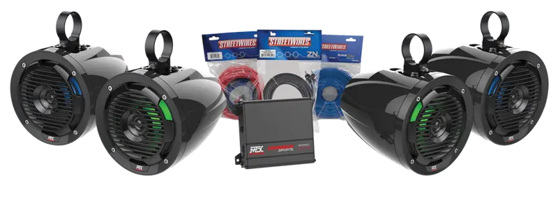 Mtx Audio Amplifier & 4 Roll Cage Speaker - Package Addition 1