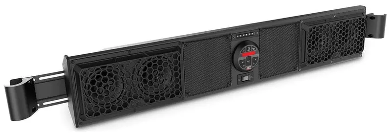 Mtx Audio Kawasaki Teryx/Mule Bluetooth Overhead Audio Sound Bar With 2-Channel Amplifier & 2 Roll Cage Speaker System 2