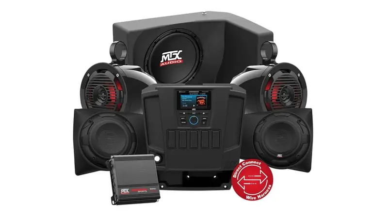 Mtx Audio Polaris Ranger Audio System Four Speaker Dual Amplifier & Single Subwoofer 1