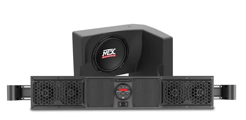 Mtx Audio Polaris Ranger Bluetooth Overhead Audio System & Amplified Subwoofer 1
