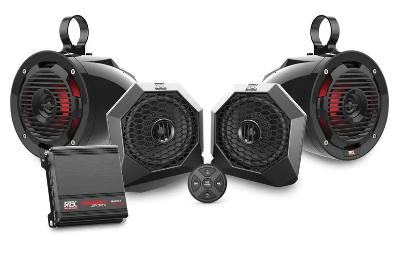 Mtx Audio Polaris Rzr 900/Xp 1000 Bluetooth Enabled 4 Speaker Audio System 1