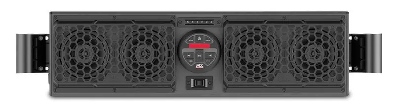 Mtx Audio Polaris Rzr 900/Xp 1000 Bluetooth Overhead Audio System & Amplified Subwoofer 2
