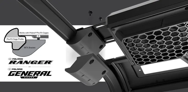 Mtx Audio Pro-Fit & Profile Cage Clamp For Use With Mudsysxx 2