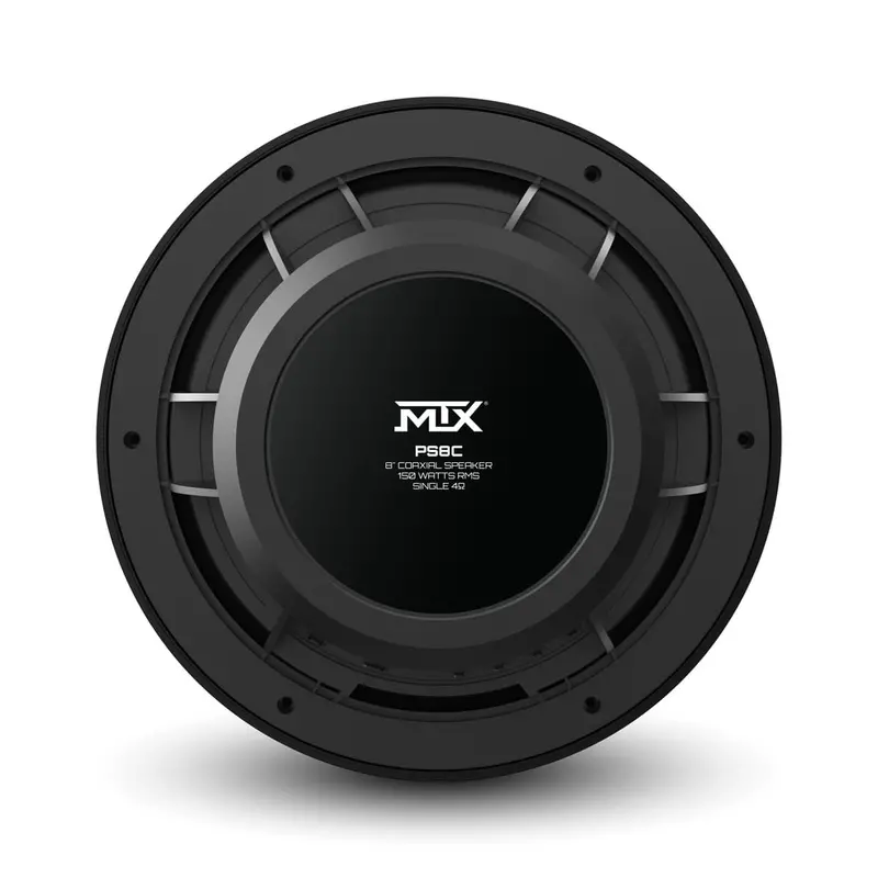 Mtx Audio Ps8c 8” 150-Watt Rms 4Ω Coaxial Speaker Pair Ip-67 Rated With Rgb Lighting And Customizable Grille 2
