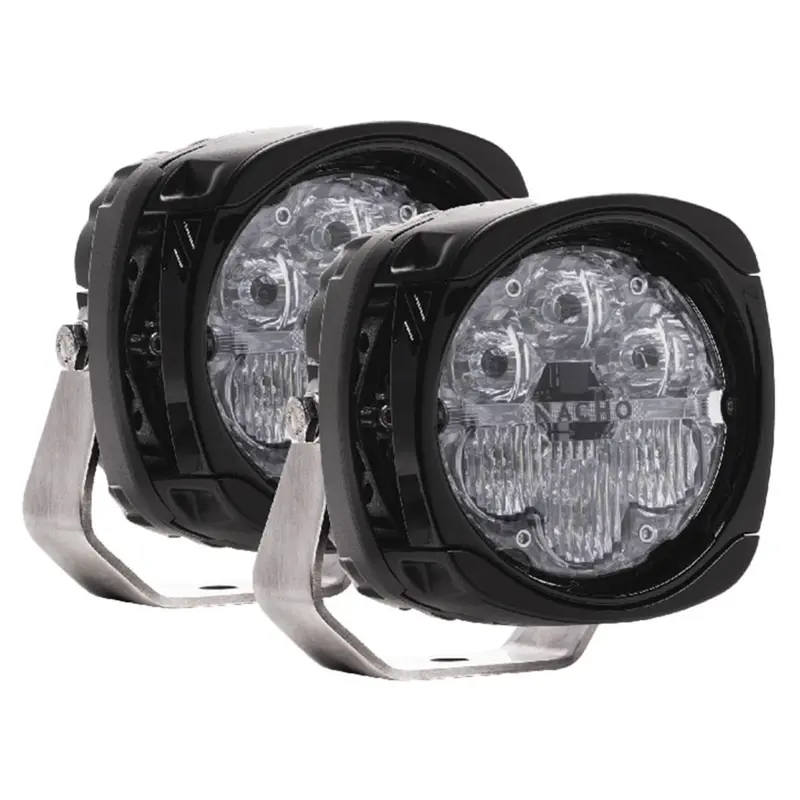 Nacho Offroad Lighting 4" Quatro Spot Flood Combo - Pair 1