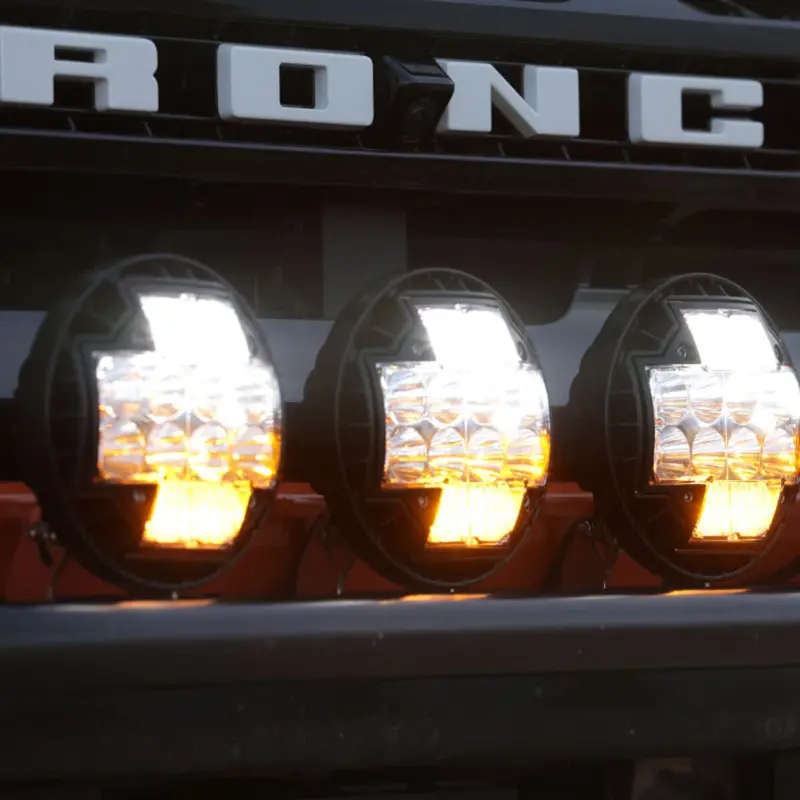 Nacho Offroad Lighting 5.75" Tm5 Amber White - Pair 2