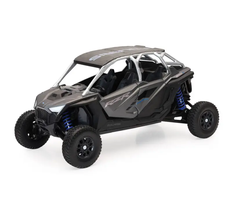 New Ray Toys Polaris Rzr Pro R 4 1:18 Scale - Matte Heavy Metal 1