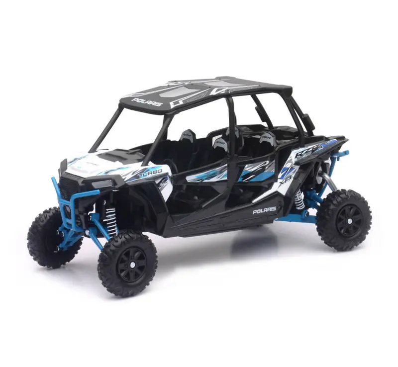 New Ray Toys Polaris Rzr Xp 4 Turbo Eps 1:18 Scale - Matte White Lightning 1