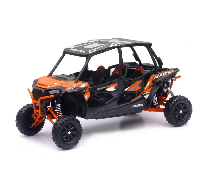 New Ray Toys Polaris Rzr Xp 4 Turbo Eps 1:18 Scale - Spectra Orange 1