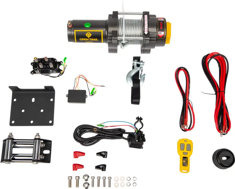 Open Trail 3500Lb Steel Wire Winch 1