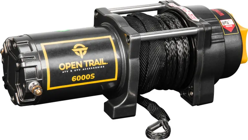 Open Trail 6000Lb Synthetic Rope Winch 1
