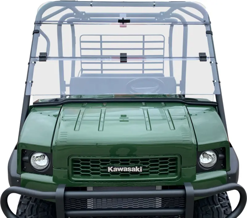Open Trail Kawasaki Mule Folding Windshield - 457-0305 1