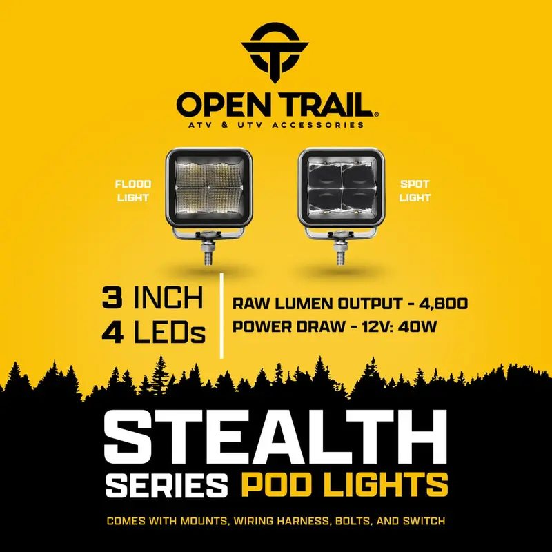 Open Trail Stealth Led Pod Flush Mount - Spot 2