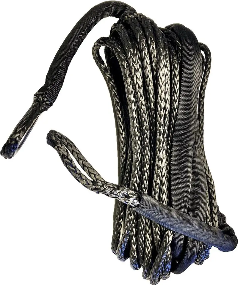 Open Trail Synthetic Winch Rope - Black - 1/4" X 50 Ft. 1