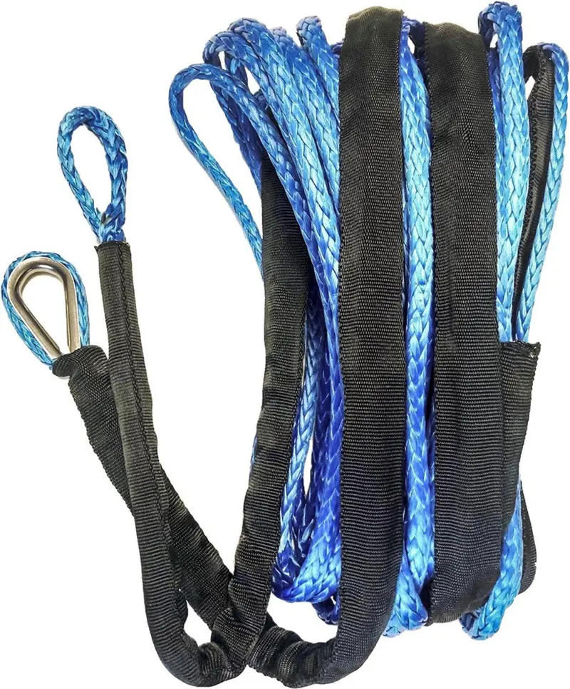 Open Trail Synthetic Winch Rope - Blue - 3/16" X 50 Ft 1