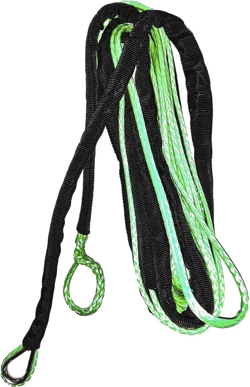 Open Trail Synthetic Winch Rope - Green - 1/4" X 50 Ft. 1