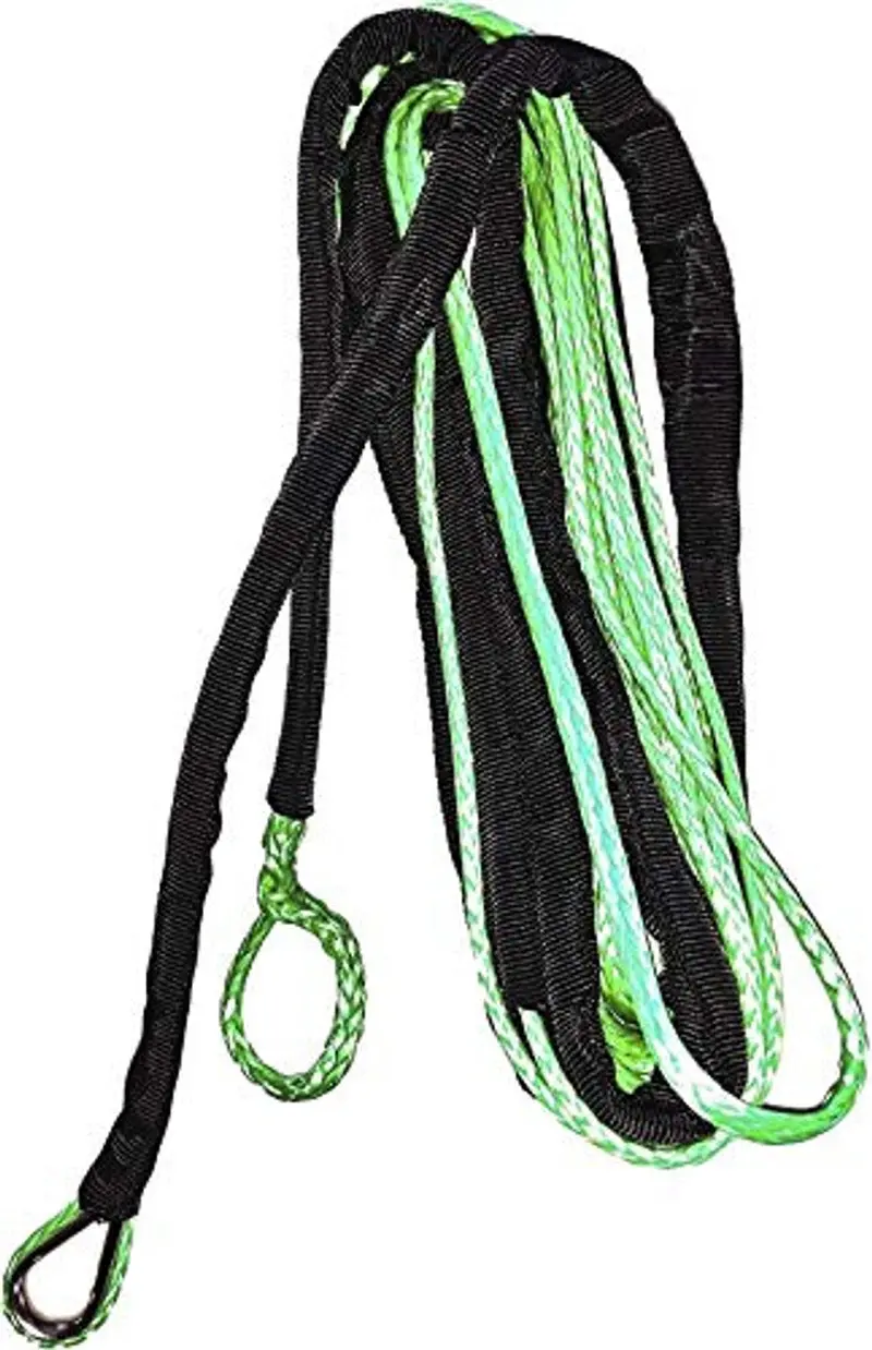 Open Trail Synthetic Winch Rope - Green - 1/4" X 50 Ft. 2