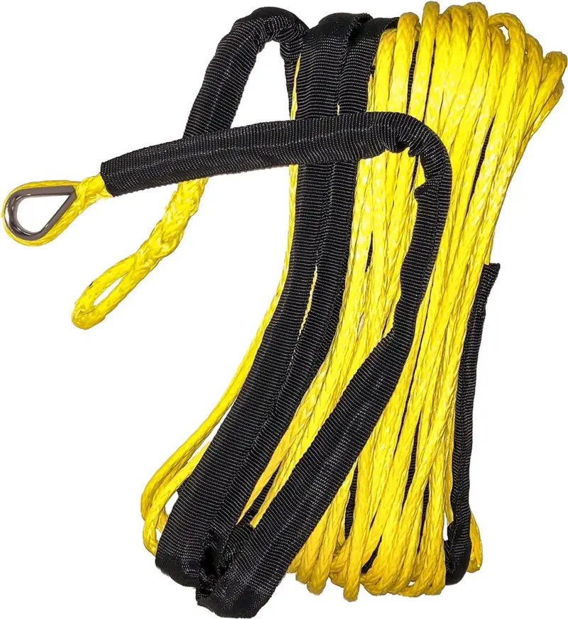Open Trail Synthetic Winch Rope - Yellow - 3/16" X 50 Ft 1