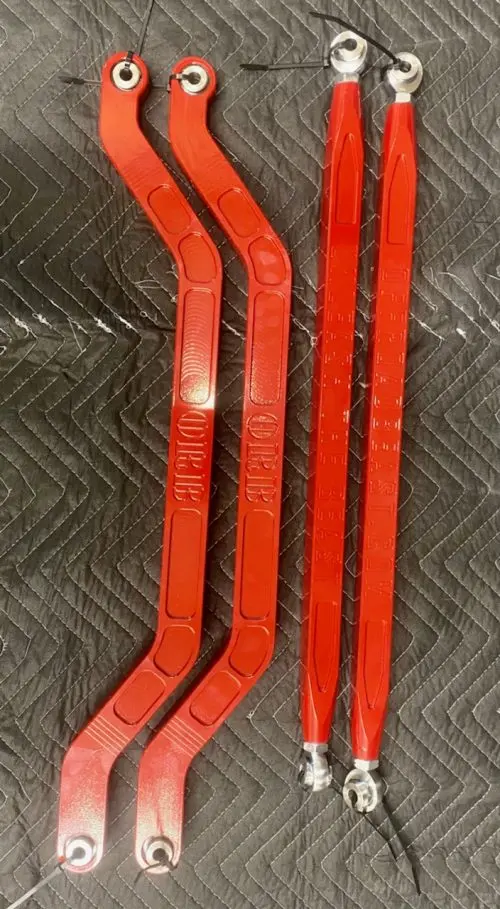 Orb Polaris Rzr Xp Turbo S Hd Billet Style Radius Rod Set 1