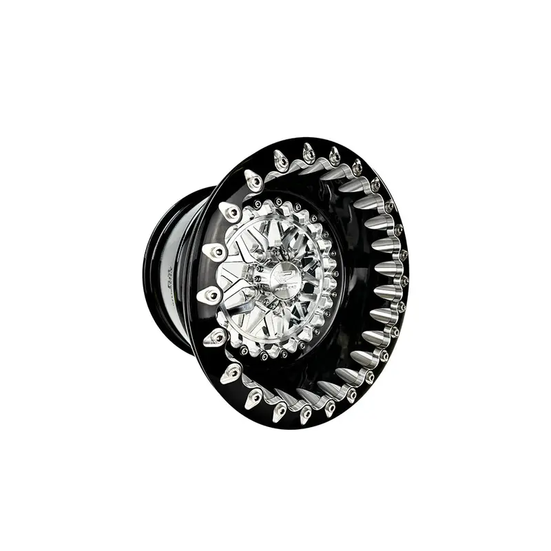 Packard Performance Apollo Ff Forged Beadlock Wheel (5 Lug) - Silver 1