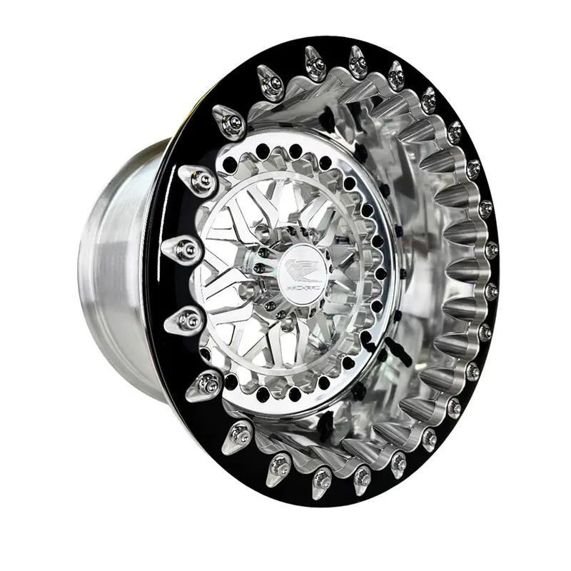 Packard Performance Apollo Ff Forged Polished Beadlock Wheel (5 Lug) - Silver 1