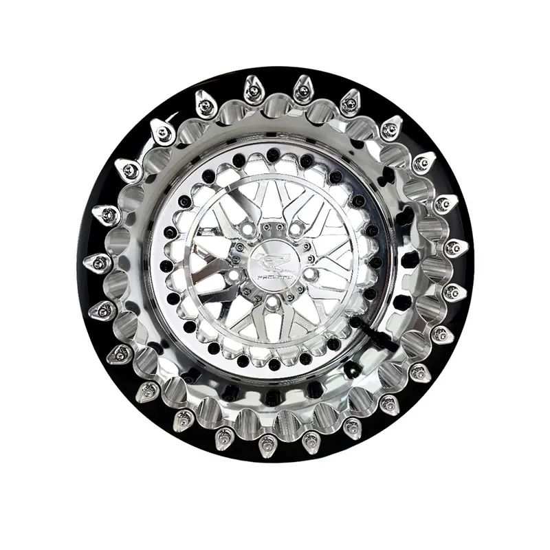 Packard Performance Apollo Ff Forged Polished Beadlock Wheel (5 Lug) - Silver 2