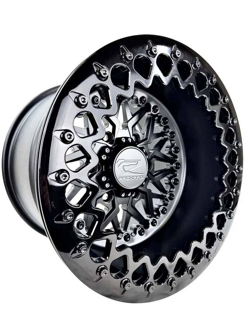Packard Performance Can-Am Maverick R Midnight Series Impact Forged Beadlock Wheel (6-Lug) 1