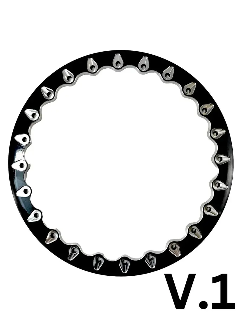Packard Performance Can-Am Maverick R Midnight Series Impact Forged Beadlock Wheel (6-Lug) 4