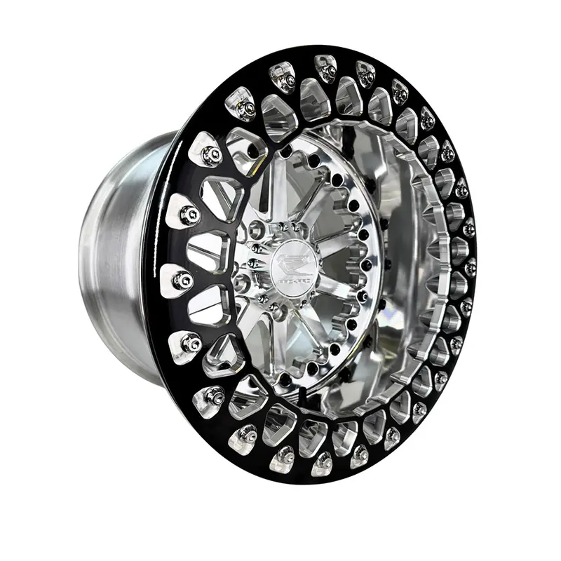Packard Performance Element Ff Forged Polished Beadlock Wheel (5 Lug) - Silver 1