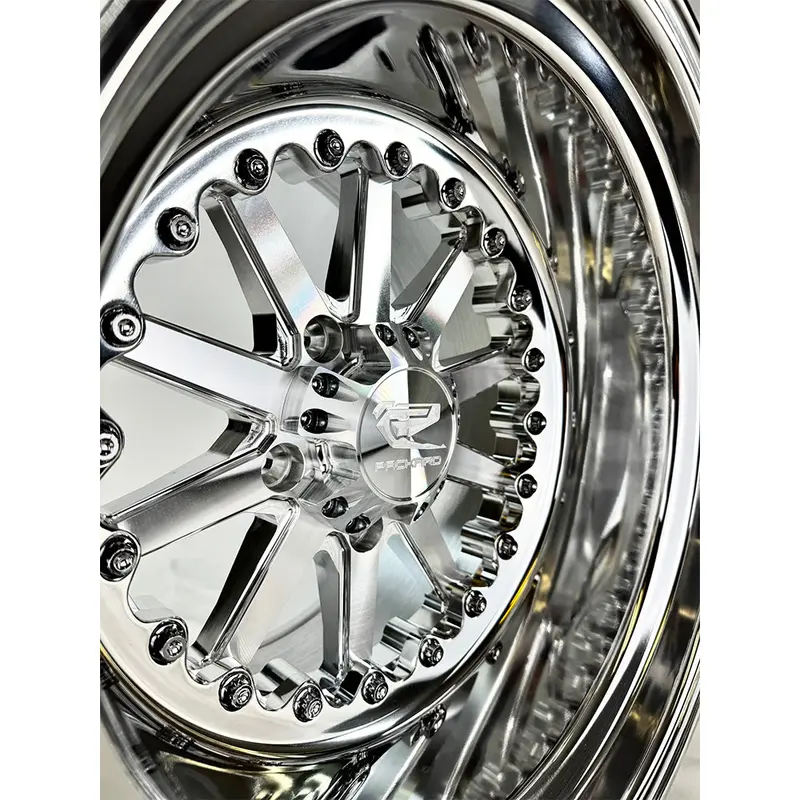 Packard Performance Element Ff Forged Polished Wheel (5 Lug) - Silver 3