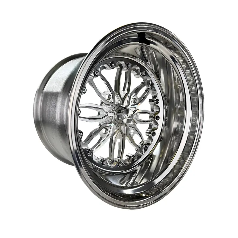 Packard Performance Icon Ff Forged Polished Wheel - Silver 1