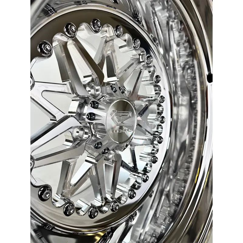 Packard Performance Impact 2.0 Ff Forged Polished Wheel (5 Lug) - Silver 3