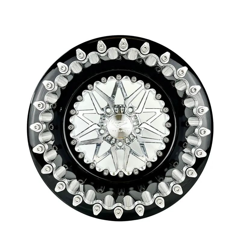 Packard Performance Impact Ff Forged Beadlock Wheel (5 Lug) - Silver 2