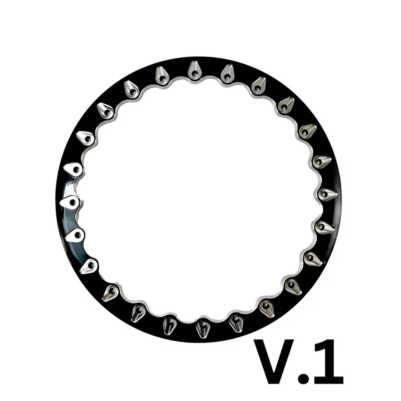 Packard Performance Impact Ff Forged Beadlock Wheel (5 Lug) - Silver 4