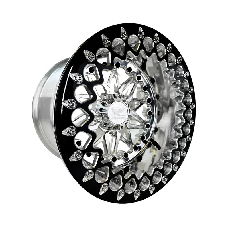 Packard Performance Impact Ff Forged Polished Beadlock Wheel (5 Lug) - Silver 1