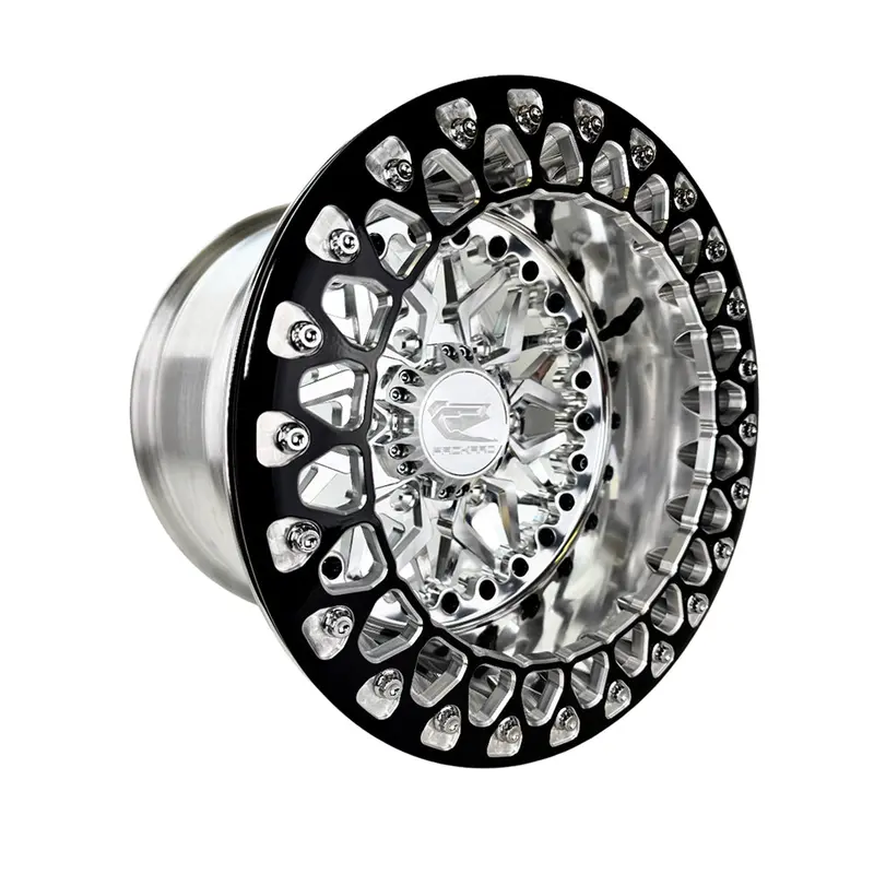 Packard Performance Impact Ff Forged Polished Beadlock Wheel (6 Lug) - Silver 1