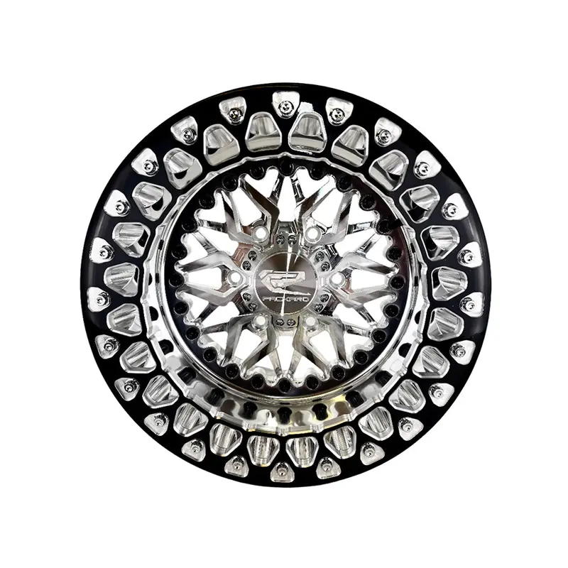 Packard Performance Impact Ff Forged Polished Beadlock Wheel (6 Lug) - Silver 2