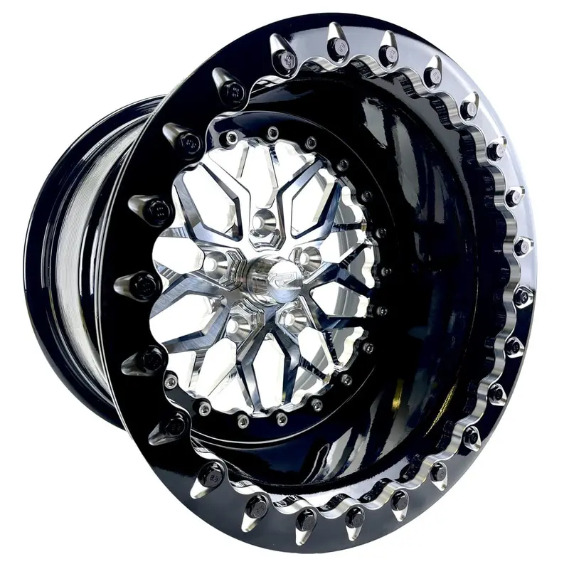 Packard Performance Polaris Rzr Pro R Impact - Beadlock - Silver 5X4.5 By Ultra-Light 2